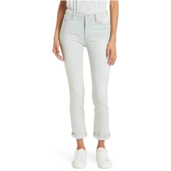 NEW HUDSON‎ JEANS Blair High Rise Straight Crop Jea - Picture 1 of 4